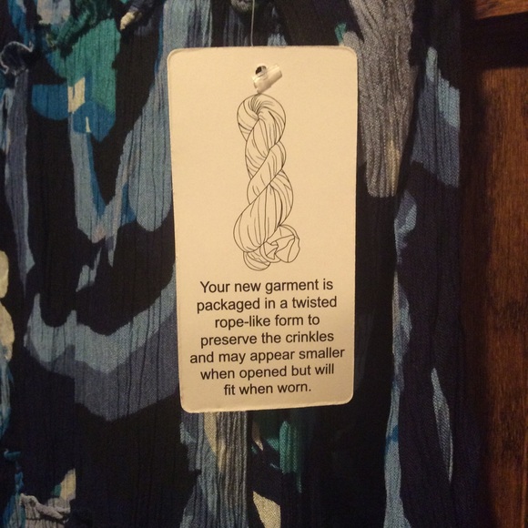 Roaman’s NWT Tiered Crinkle Maxi Dress, 12W - Picture 9 of 11